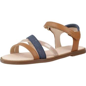 Chaussures Fille Sandales et Nu-pieds Geox J SANDAL KARLY GIRL Marron