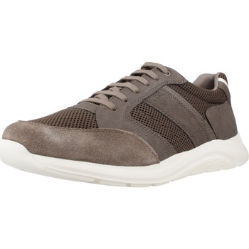Chaussures Homme Baskets mode Geox U DAMIANO Marron
