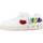 Chaussures Fille Baskets basses Geox J SKYLIN GIRL Blanc