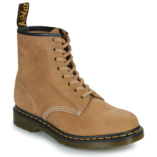 Chaussures Homme Boots Dr. Martens Leather 1460 Savannah Tan Tumbled Nubuck+E.H.Suede Beige