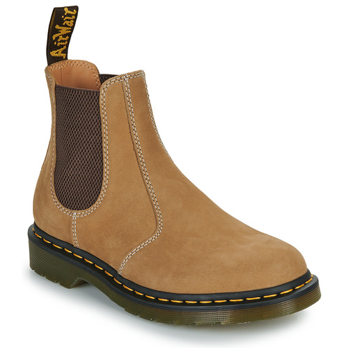 Chaussures Boots Dr. Martens 2976 Dr Martens 1490 10-eye boots in black Nubuck+E.H.Suede Beige
