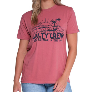 Vêtements Femme T-shirts manches courtes Salty Crew SC20035524W Rose
