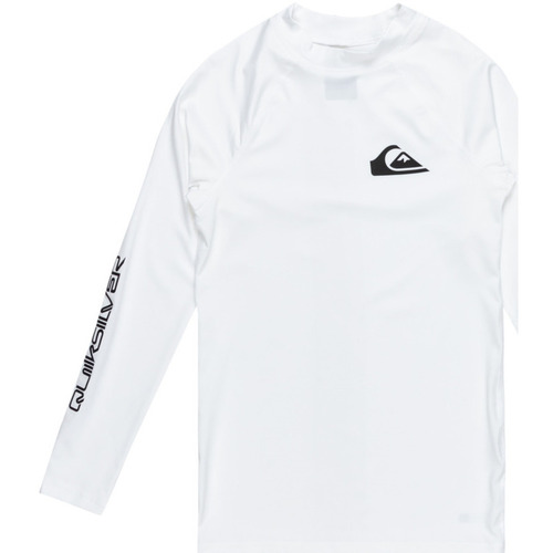 Vêtements Garçon T-shirts manches longues Quiksilver Everyday Blanc