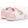 Chaussures Baskets mode Lacoste BASKETS  PARTNER BÉBÉ EN SYNTHÉTIQUE BLANCHES ET ROSE Blanc