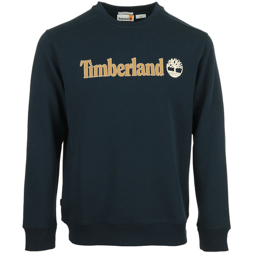 Vêtements Homme Sweats Timberland mid Linear Logo Crew Neck Bleu