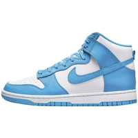 Chaussures Homme Baskets montantes Nike DUNK HIGH RETRO “LASER BLUE  & WHITE” Blanc