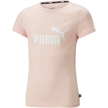 Vêtements Fille The Puma Tazon 6 Mesh features the dual-mesh upper with synthetic overlays for maximum breathability Puma Junior Ess Logo Rose