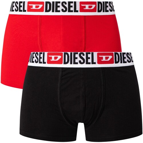 Sous-vêtements Homme Caleçons Diesel Lot de 2 boxers Damien Noir