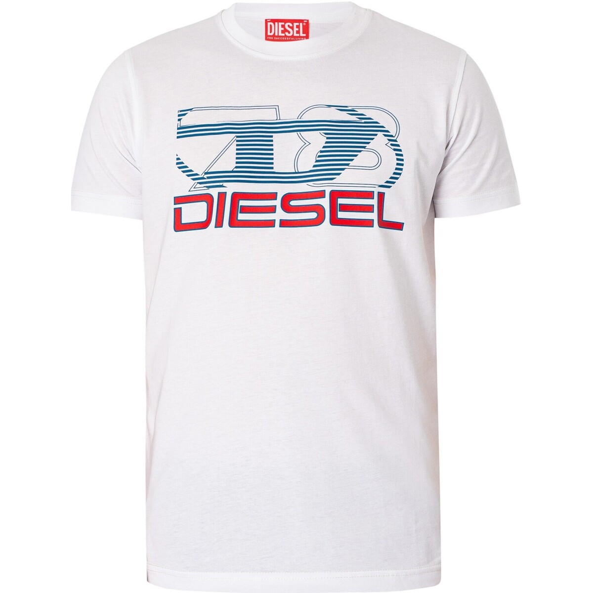 Vêtements Homme T-shirts manches courtes Diesel Diegor T-shirt graphique Blanc
