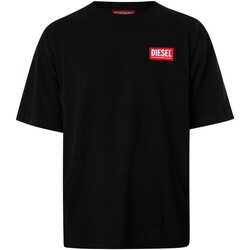 Vêtements Homme T-shirts manches courtes Diesel T-shirt Nlabel Noir
