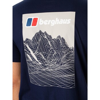 Berghaus T-shirt de linéation Bleu