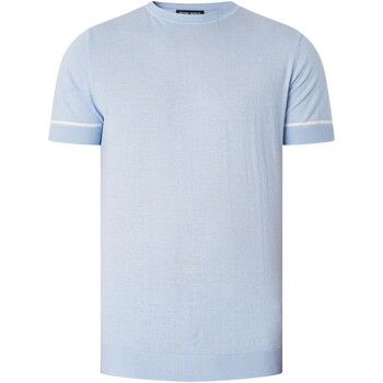 Vêtements Homme T-shirts manches courtes Antony Morato T-shirt tricoté Malibu Bleu
