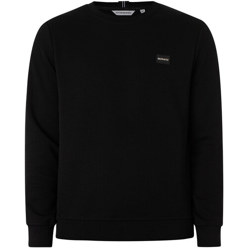 Vêtements Homme Sweats Antony Morato Sweat-shirt ajusté à logo Dynamic Box Noir