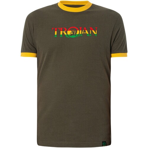 Vêtements Homme T-shirts manches courtes Trojan T-shirt Lamborghini à logo Vert