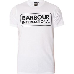 Vêtements Homme T-shirts manches courtes Barbour T-shirt Essential Large Logo Blanc