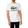 Vêtements Homme T-shirts manches courtes Lacoste T-shirt graphique Blanc