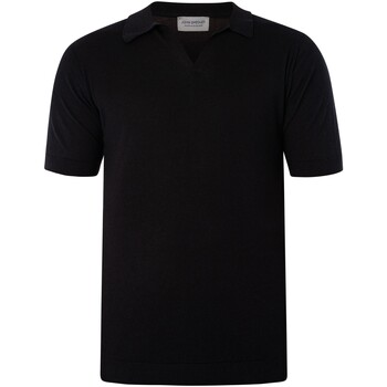 Vêtements Homme Top 5 des ventes John Smedley Polo en coton Noah Sea Island Noir