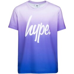 Vêtements Fille T-shirts manches longues Hype Digital Violet