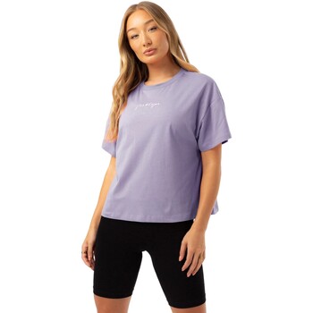 Vêtements Femme T-shirts manches longues Hype HY9357 Violet
