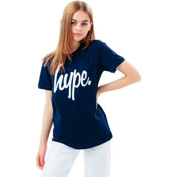 Vêtements Enfant T-shirt à Col Rond Bleu Hype  Bleu