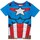 Vêtements Garçon Pyjamas / Chemises de nuit Captain America NS7468 Rouge