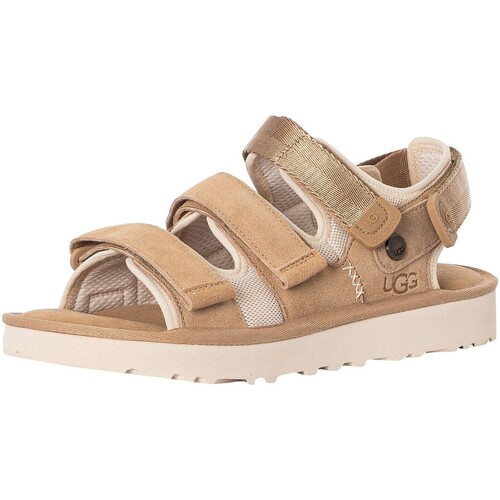 Chaussures Homme Claquettes UGG Neumel Sandales multisangles Goldencoast Beige
