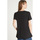 Vêtements Femme T-shirts & Polos Daxon by  - Tunique avec empiècement macramé Noir