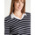 Vêtements Femme Sweats Daxon by  - Tee-shirt dress effet 2 en 1 esprit marin Multicolore