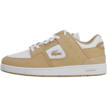 Chaussures Homme Baskets mode Lacoste Court sneakers court cage Beige