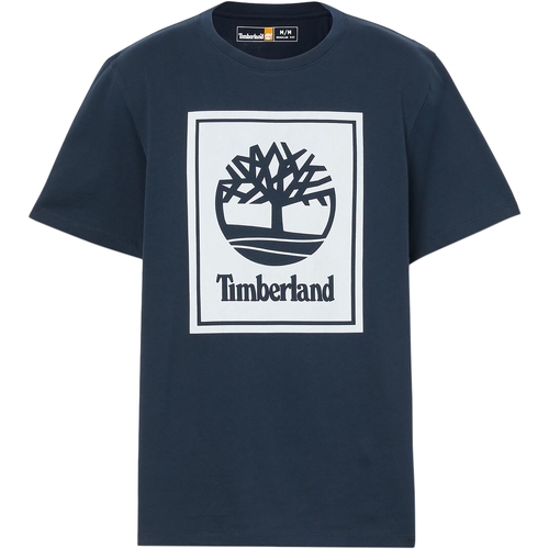 Vêtements Homme T-shirts manches courtes Timberland Short Sleeve Bleu