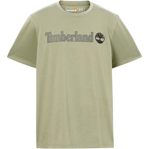 Vêtements Homme T-shirt work Timberland Earth Day EK azul escuro work Timberland Linear Logo Short Sleev Vert