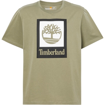 Vêtements Homme T-shirts manches courtes Timberland Colored Short Sleeve Vert