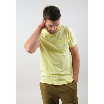 Vêtements Homme Malles / coffres de rangements Deeluxe T-Shirt BASITO Jaune