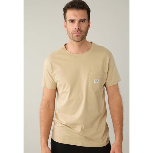 Vêtements Homme Z Zegna cotton T-Shirt Grün Deeluxe T-Shirt BASITO Beige