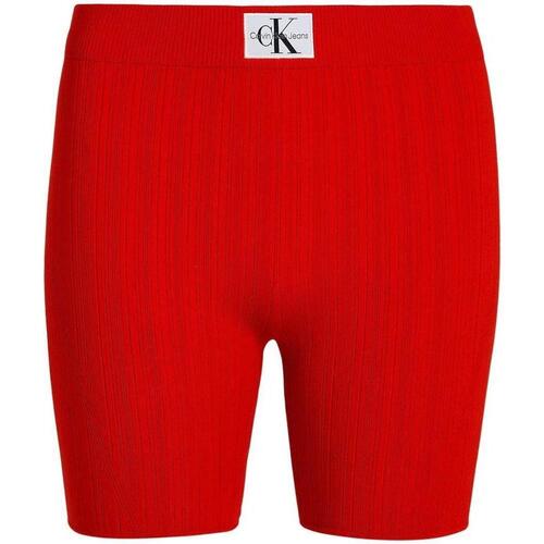 Vêtements pancia Shorts / Bermudas Calvin Klein Jeans  Rouge