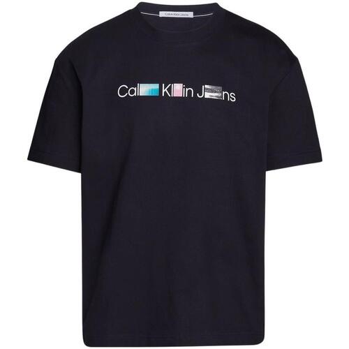 Vêtements Homme T-shirts manches courtes Calvin coin Klein Jeans  Gris