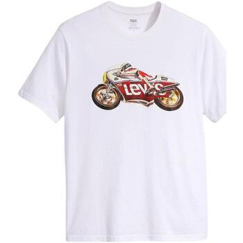 Vêtements T-shirts manches courtes Levi's  Blanc