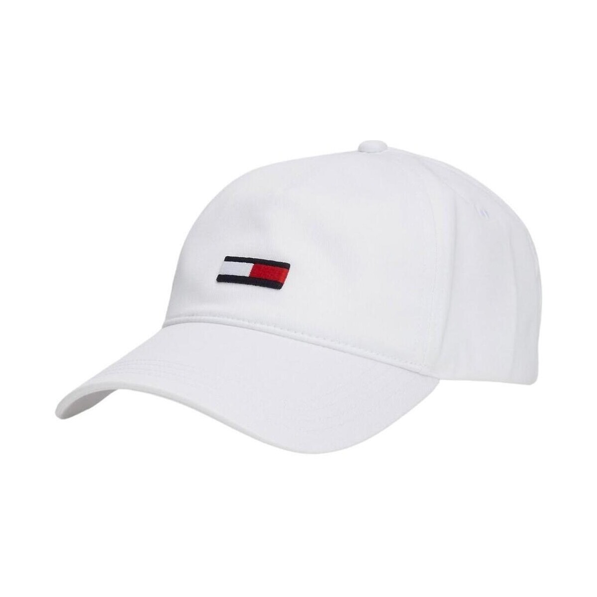 Tommy Crossover Hilfiger Gestreepte loungeshort met contrasterende band in meerdere kleuren Casquettes Tommy Crossover Jeans  Blanc
