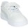Chaussures Fille Puma White-Vallarta Blue-Firelight 393841 Blanc