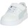 Chaussures Fille Puma White-Vallarta Blue-Firelight 393841 Blanc