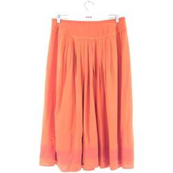 Vêtements Femme Jupes Hermès Paris Jupe en soie Orange