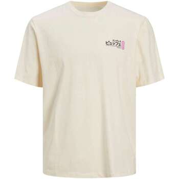 Vêtements Homme T-shirts manches courtes Jack & Jones 161500VTPE24 Beige