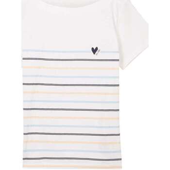Vêtements Femme Reclaimed Vintage Inspired Weißes T-Shirt mit Grafik-Print auf der Rückseite Tom Tailor 162822VTPE24 Blanc
