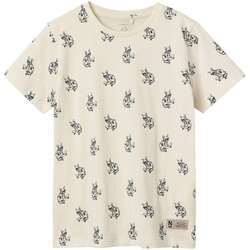 Vêtements Garçon T-shirts manches courtes Name it 164390VTPE24 Blanc