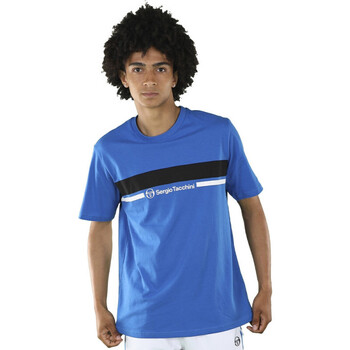Vêtements Homme marque à lidentité forte Sergio Tacchini T-shirt  Anise Bleu Bleu