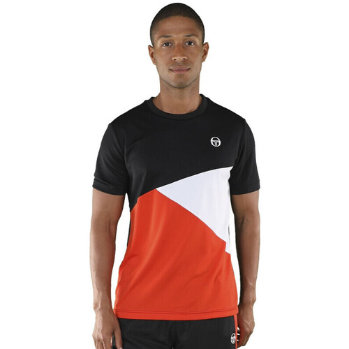 Vêtements Homme T-shirts & collection Polos Sergio Tacchini T-shirt  Equilatero Noir