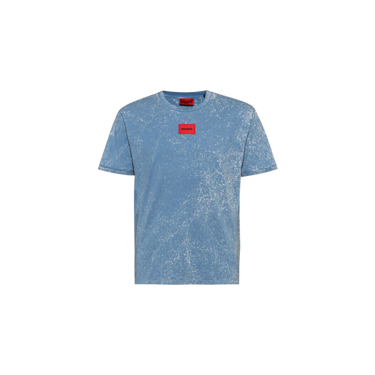 Vêtements Enfant T-shirts & Polos BOSS T-shirt  en jersey de coton teint à la poudre Bleu