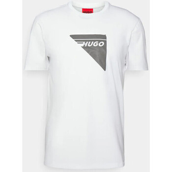 Vêtements Homme T-shirts & Polos BOSS T-shirt  DAGILE X223 Blanc Blanc