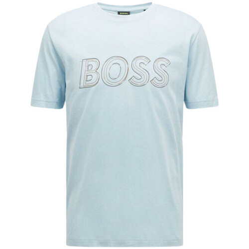 Vêtements Enfant Shorts & Bermudas Junior Hugo BOSS T-Shirt  TEE 1 Bleu ciel Bleu
