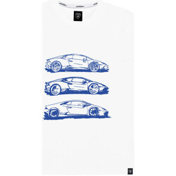 Vêtements Homme T-shirts & Polos Automobili Lamborghini T-shirt  72XBH009 blanc Blanc